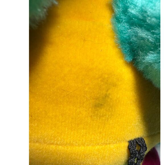 Vintage 1994 Turtle Plush ACE Doll Stuffed Animal Funky Psychedelic Carnival Toy - Picture 9 of 9